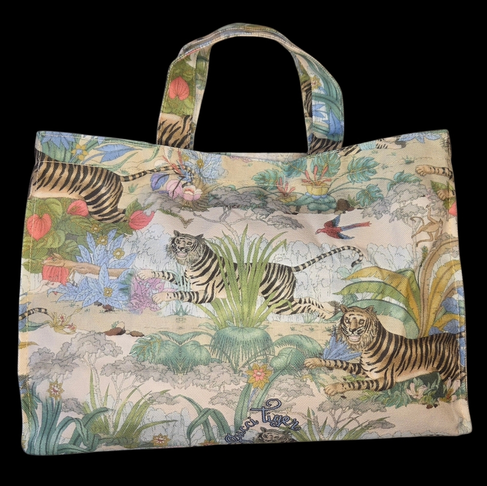 Gucci Beauty Tiger Tote With Box - New - Picture 3 of 5